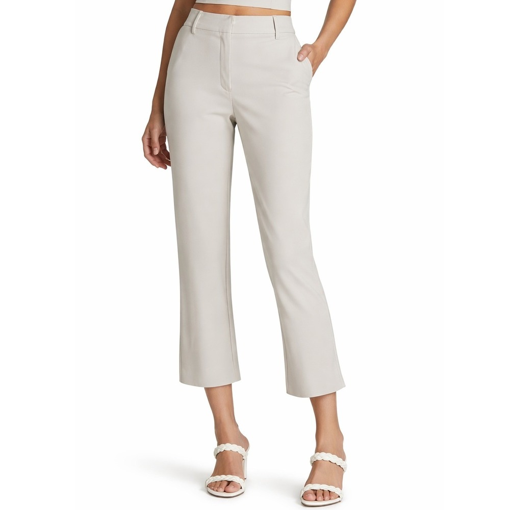 NWT Commando Porcelaine Faux‎ Leather 7/8 Trouser Pants Crop Tapered Size Small